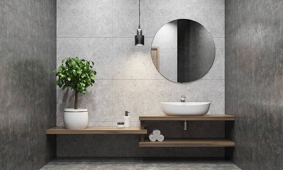 Bathroom mirrors with custom installation in Dubai UAE